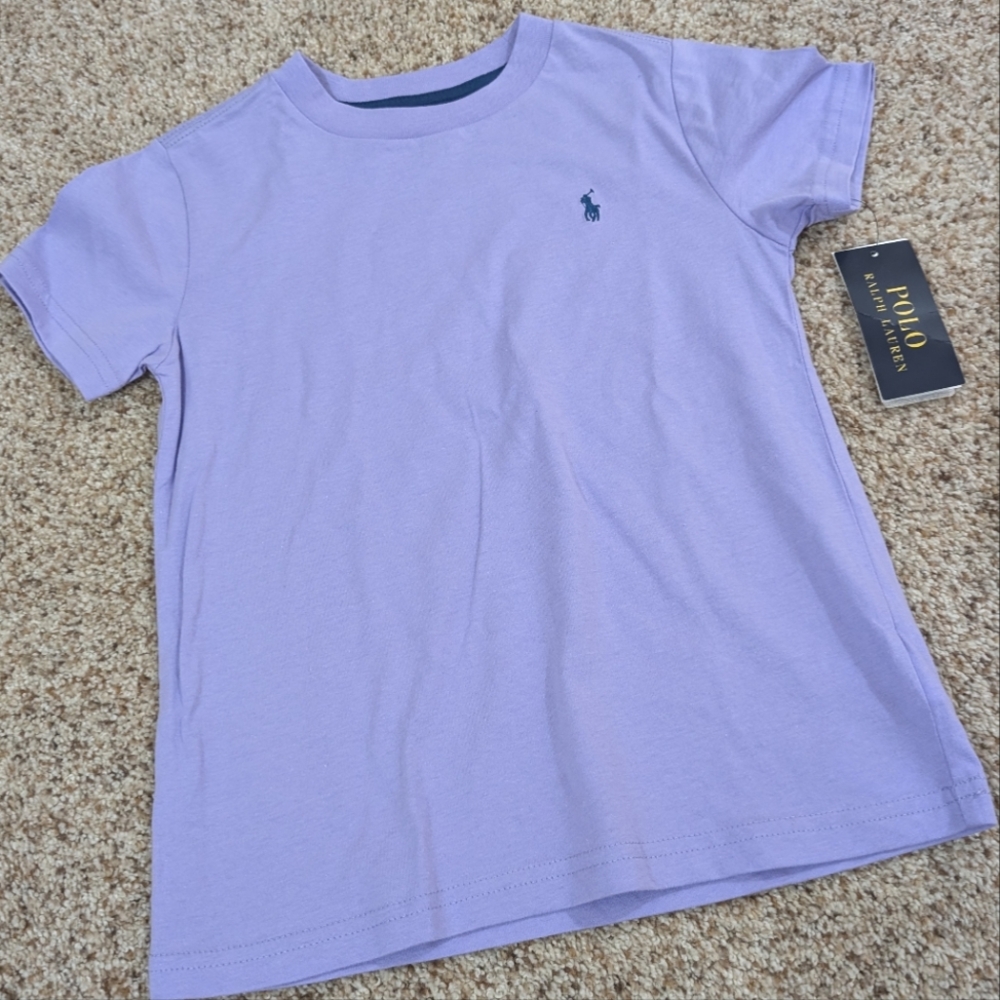 Polo NWT lavender short sleeve tee (sz 5)